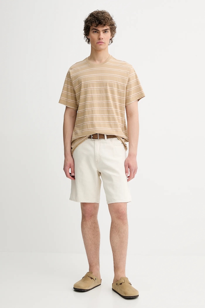 Bavlnené tričko Levi's THE ESSENTIAL TEE A3328 béžová SS25