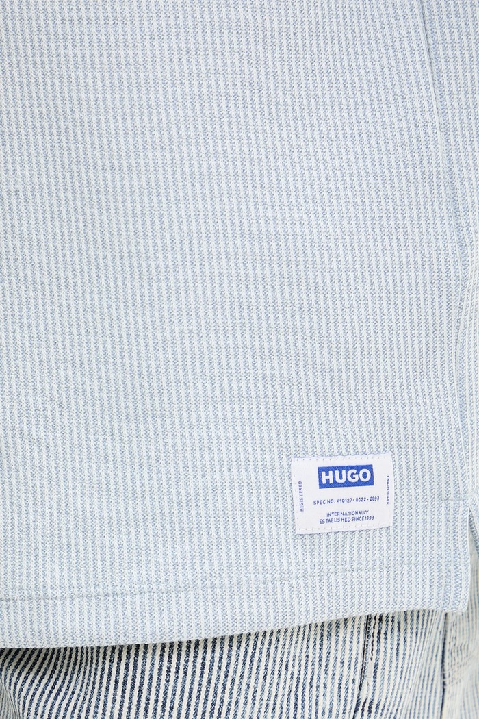 Pulover Hugo Blue Nuwolo 50534454 modra