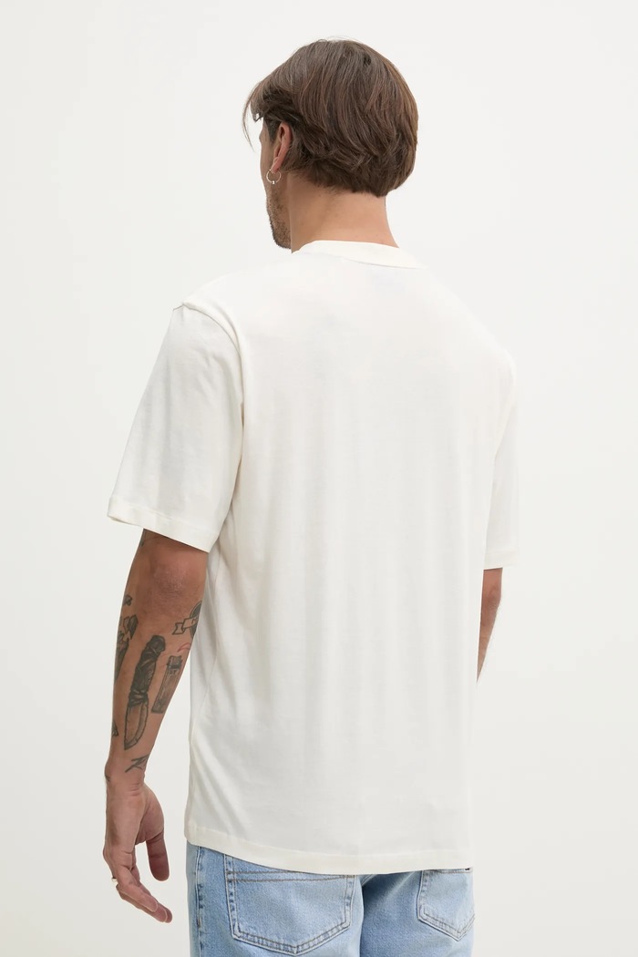 Odzież Hugo Blue t-shirt bawełniany 50542934 beżowy
