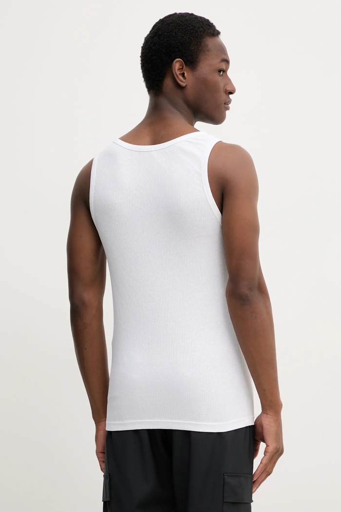 Odzież BARENA VENEZIA top z domieszką lnu Camicia Mola TSU5106.2771 biały