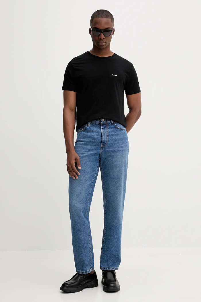 T-shirt in cotone pacco da 3 Paul Smith M1A.389.M3PK nero