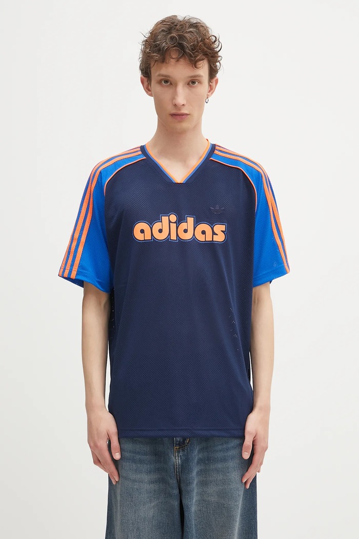 adidas Originals t-shirt Jersey sovrastampa blu JD0812