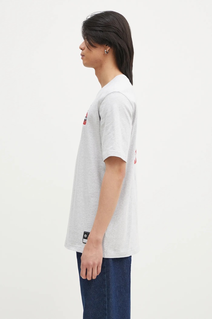 Хлопковая футболка adidas Performance FC Bayern Muenchen VRCT T-shirt JL6112 серый SS25