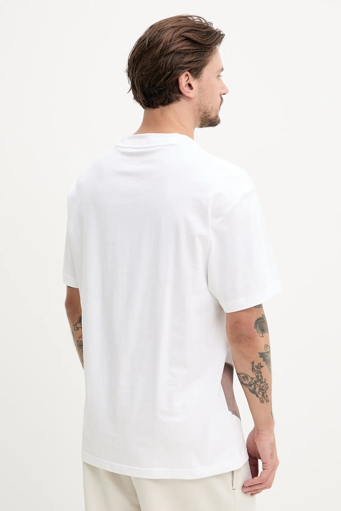 Odzież HUGO t-shirt bawełniany Duwedie 50535314 biały