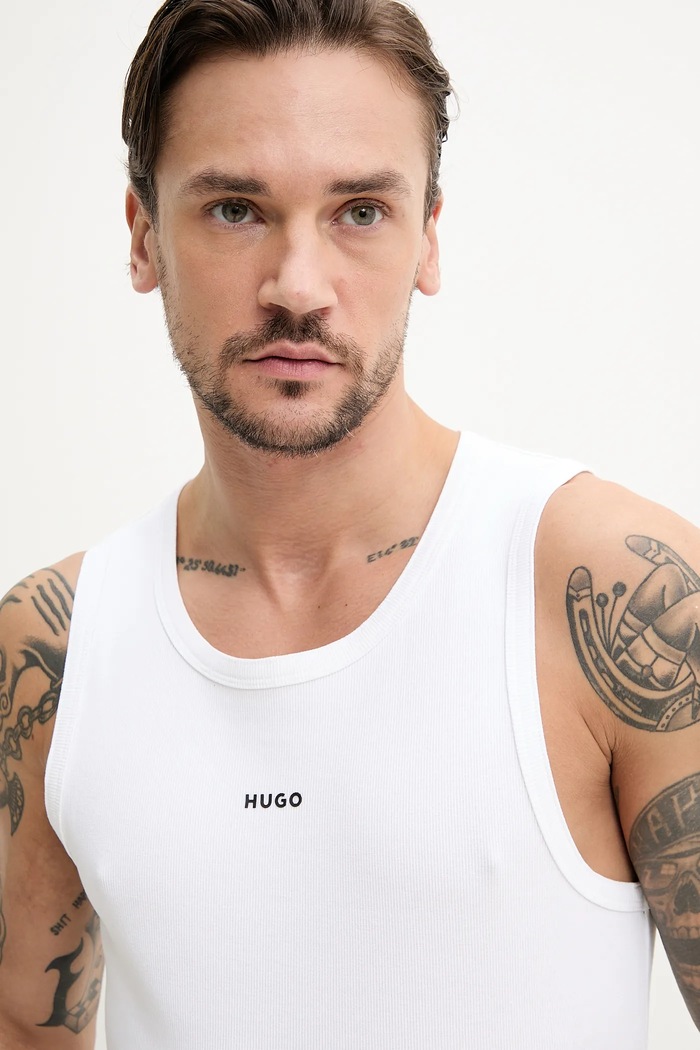 Μπλουζάκι HUGO μπεζ 50542089