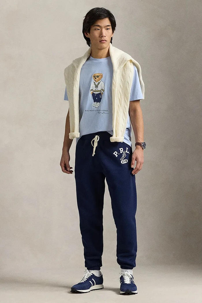 Oblečení Bavlněné tričko Polo Ralph Lauren 710973137 modrá