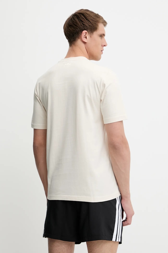 Ruházat adidas Originals pamut póló Graphic Tee KC4943 bézs