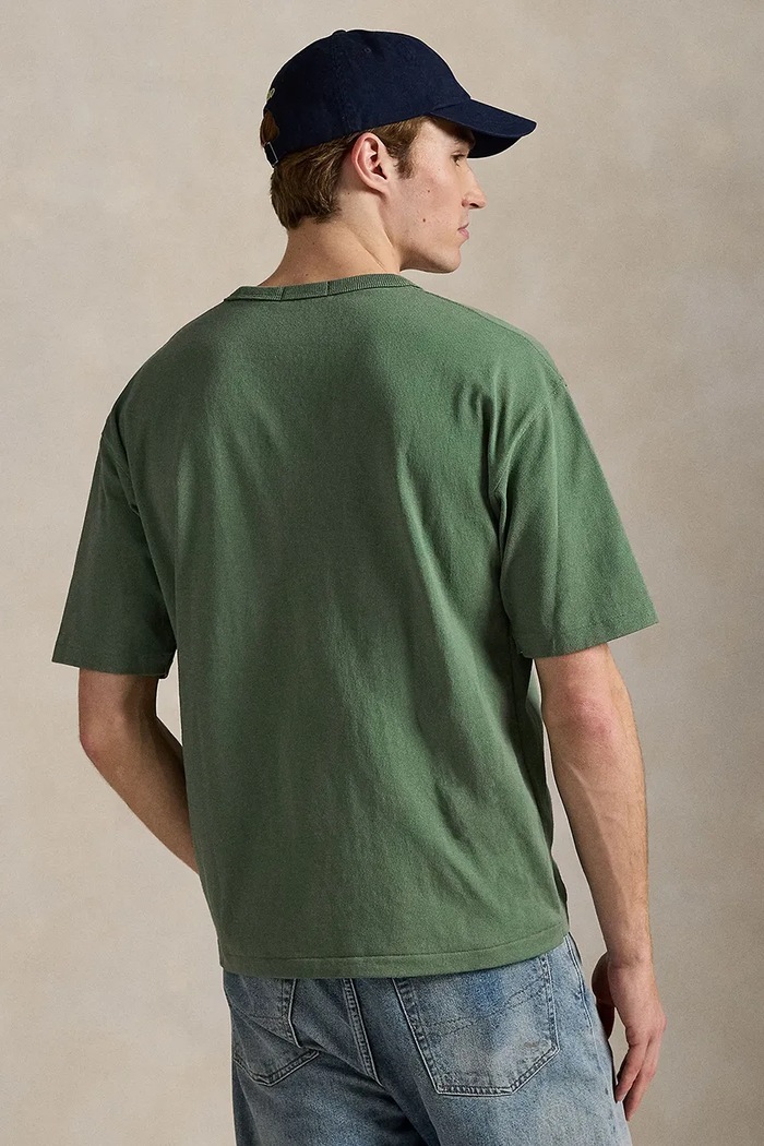 Polo Ralph Lauren Tee t-shirt βαμβακερό ανδρικό 710964714 πράσινο AW25