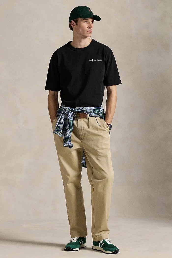 Ρούχα Polo Ralph Lauren Tee t-shirt βαμβακερό ανδρικό 710964714 μαύρο