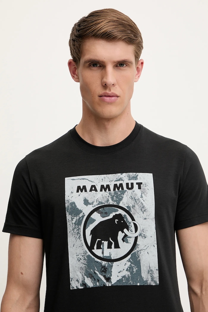 Sportska majica kratkih rukava Mammut Trovat crna 1017.06470