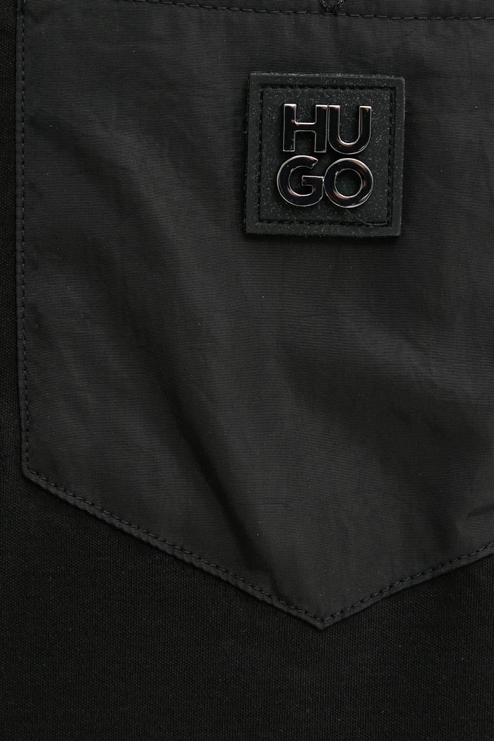 HUGO t-shirt bawełniany 50536347 czarny