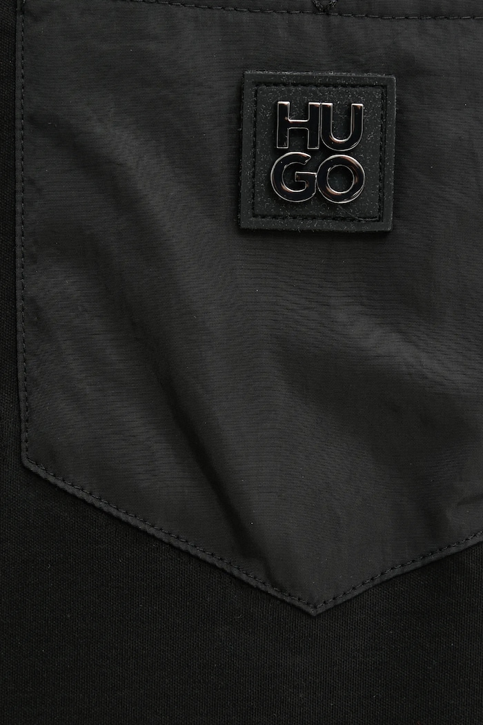 HUGO t-shirt bawełniany 50536347 czarny