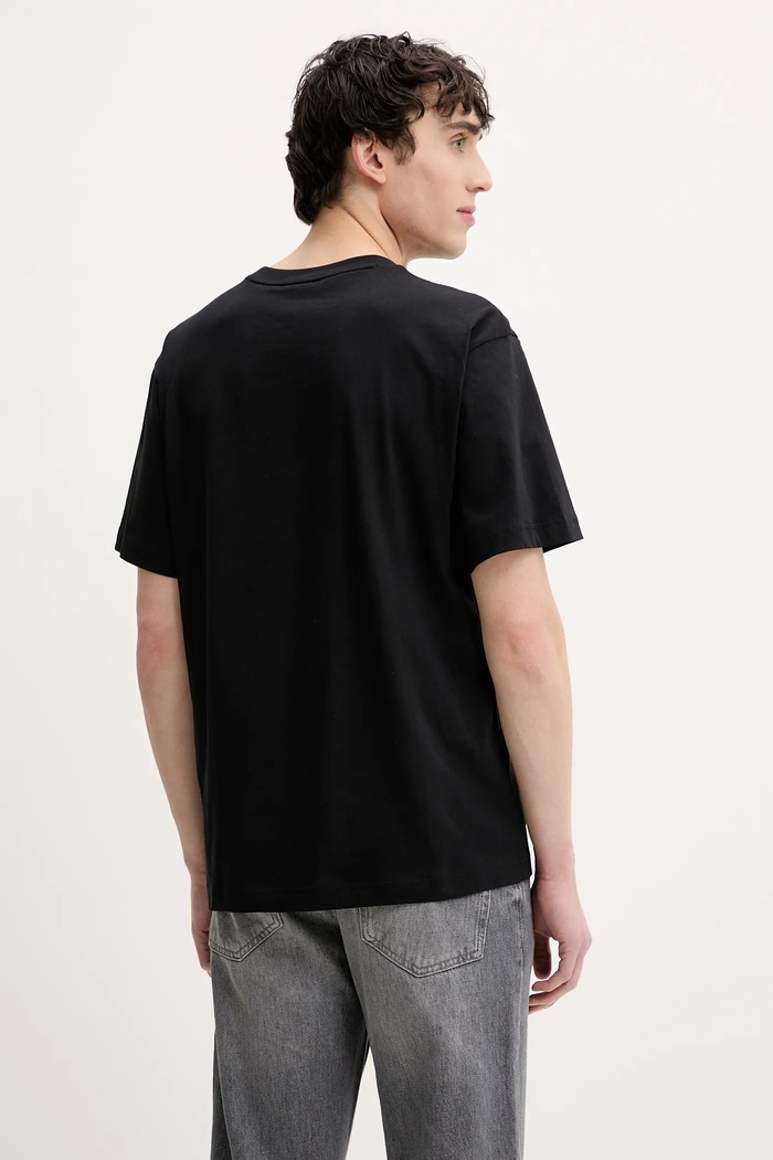 Odzież HUGO T-shirt bawełniany 50538246 czarny