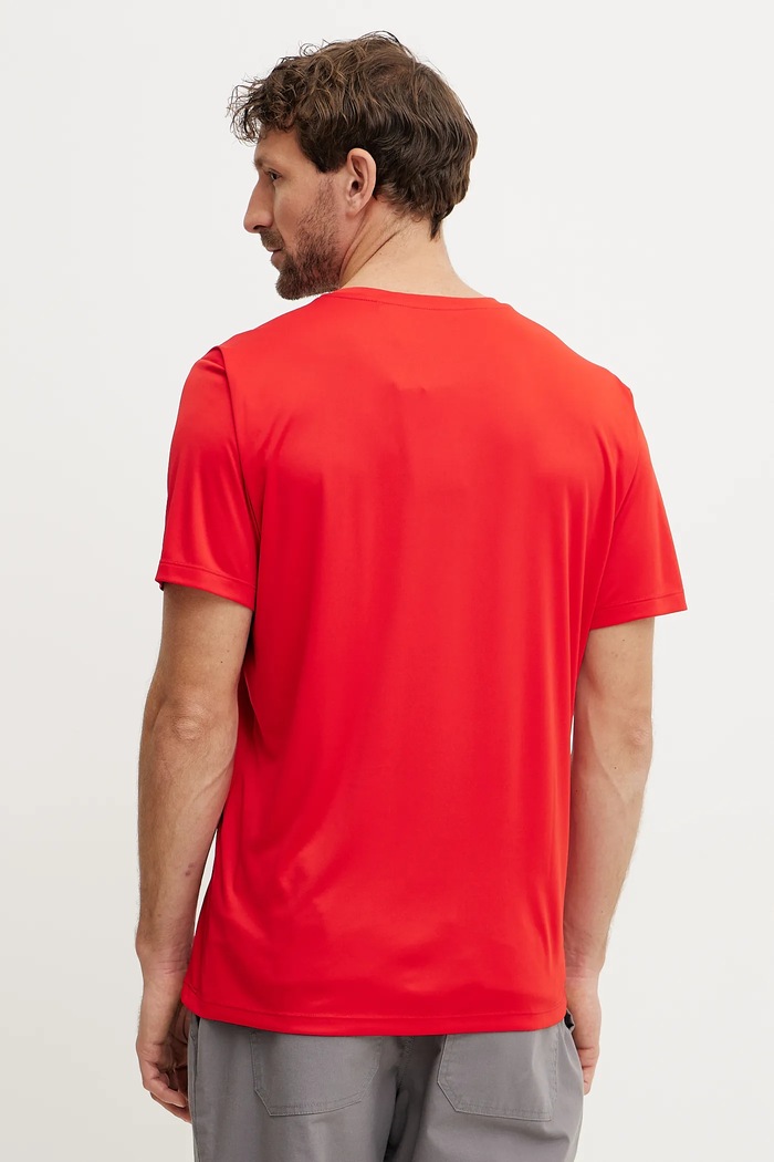 Îmbrăcăminte Jack Wolfskin Tricou pentru trekking pentru bărbați Tech A63293 rosu