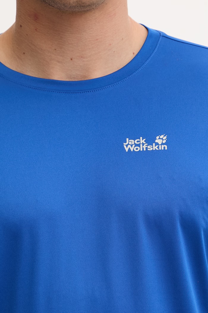 Jack Wolfskin T-shirt trekkingowy męski Tech A63293 niebieski