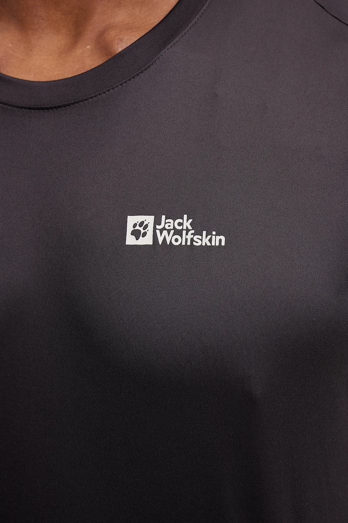 Jack Wolfskin trekingové tričko pánske Tech A63293 čierna