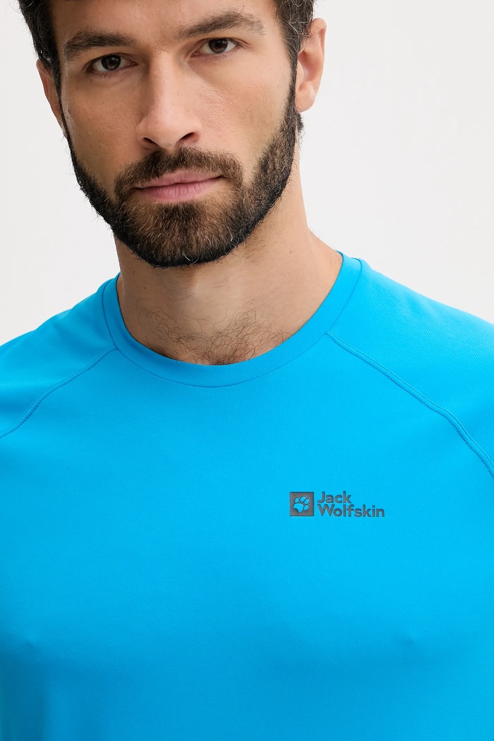 Jack Wolfskin sportos póló Prelight Swift kék A63800