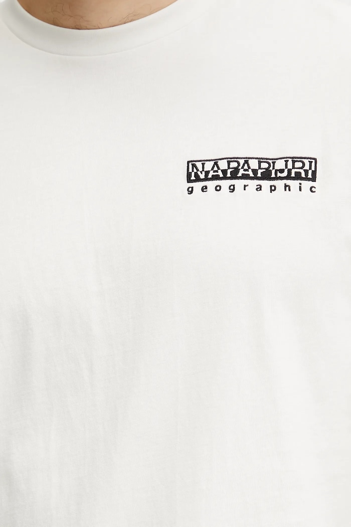 Napapijri tricou din bumbac S-Vignoni NP0A4ILXN1A1 bej