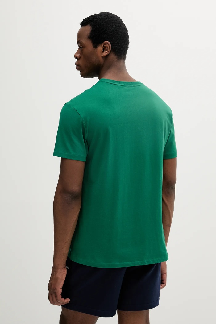 Odzież Polo Ralph Lauren t-shirt bawełniany 710880627 zielony