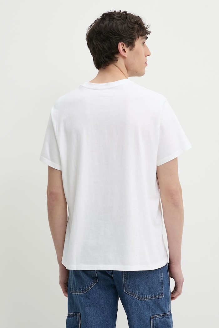 Odzież Levi's t-shirt bawełniany SS RELAXED FIT TEE 16143.1675 biały