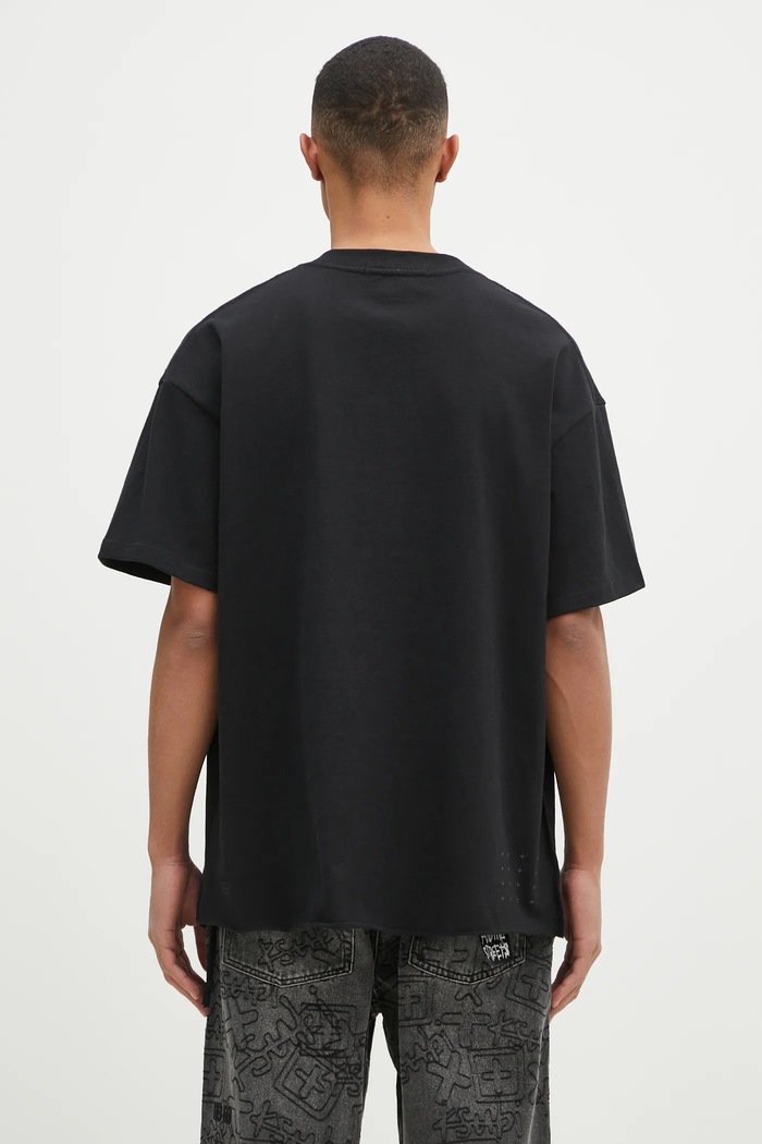 Abbigliamento KSUBI t-shirt in cotone Sott Ekcess MPS25TE028 nero