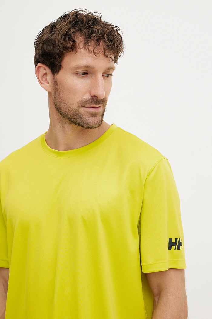 Sportska majica kratkih rukava Helly Hansen Tech zlatna 49584