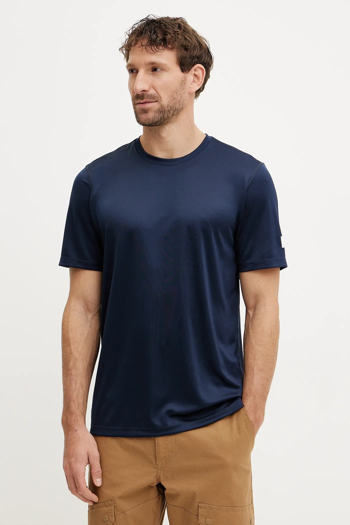 Helly Hansen t-shirt sportowy Tech regular granatowy 49584