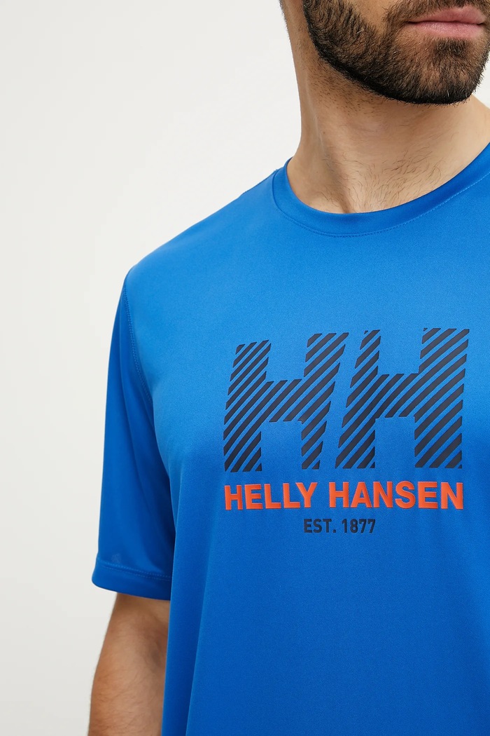 Tricou sport Tech Graphic Helly Hansen violet 49574