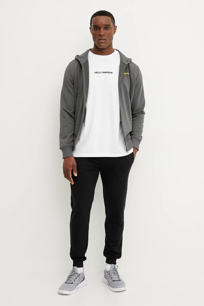 Bavlnené tričko Helly Hansen CORE 54598 biela SS26
