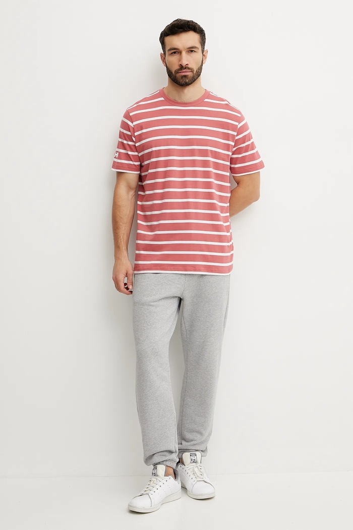 Pamučna majica Helly Hansen NEWPORT 34494 roza SS25