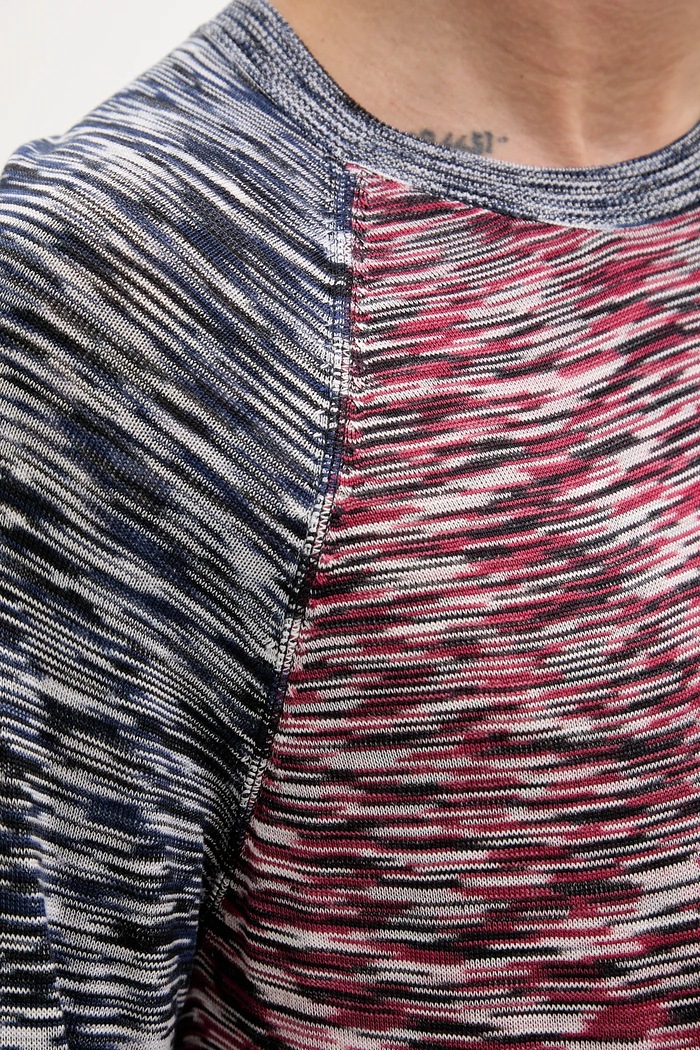 Desigual longsleeve BRUNSWICK 25SMTF03 granatowy