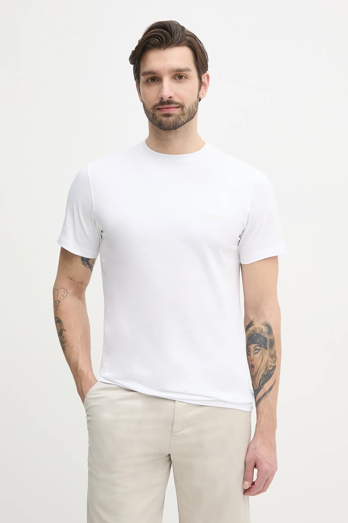 Tričko Guess PIMA slim biela M4GI70.KC9X0