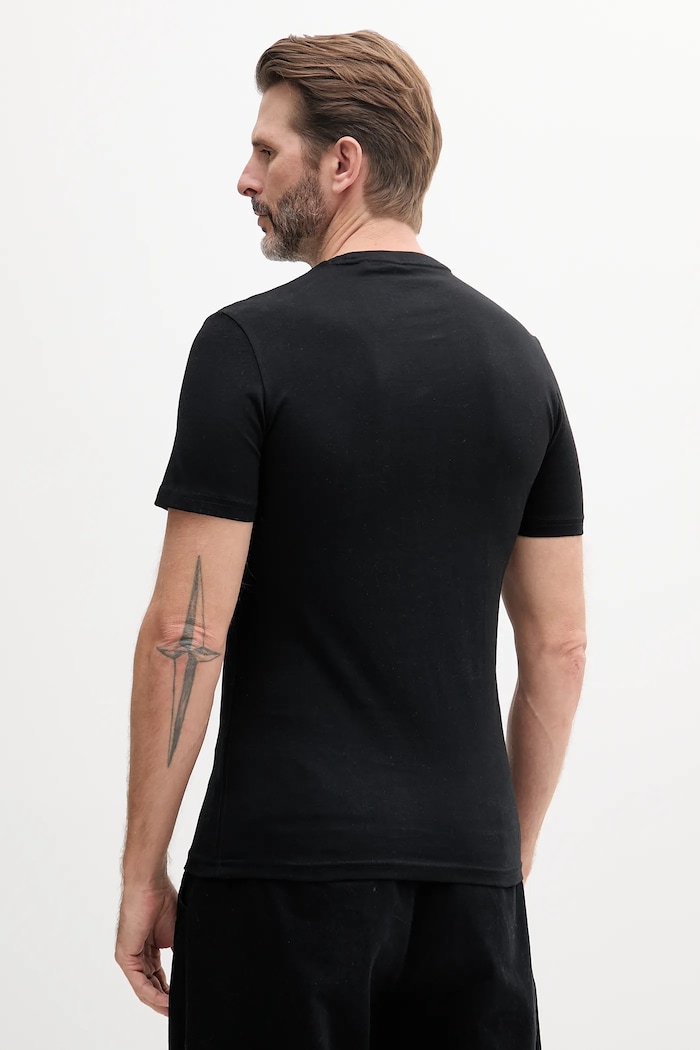 Bavlněné tričko Guess M5GI06.I3Z14 černá SS25