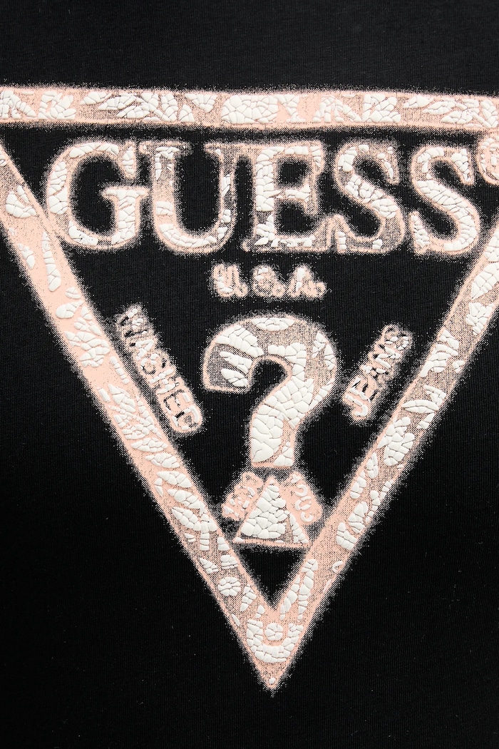 Bavlněné tričko Guess černá M5GI06.I3Z14