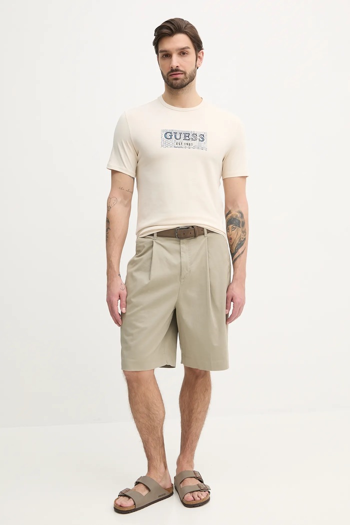 Tričko Guess M5GI19.J1314 béžová SS25