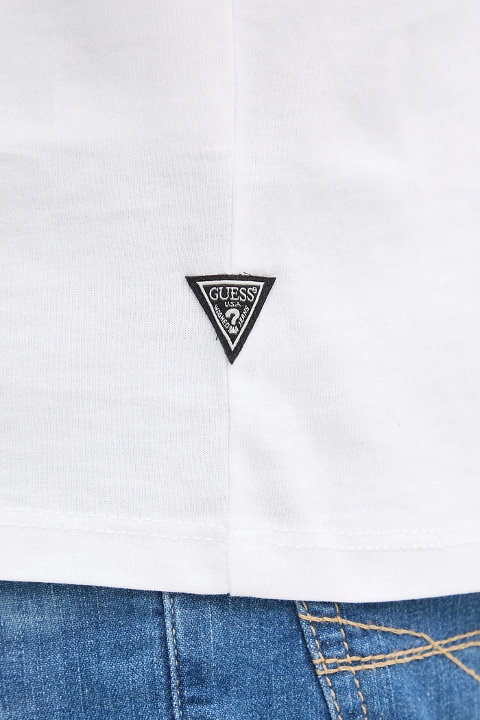 Bavlněné tričko Guess M5GI27.KBW41 bílá