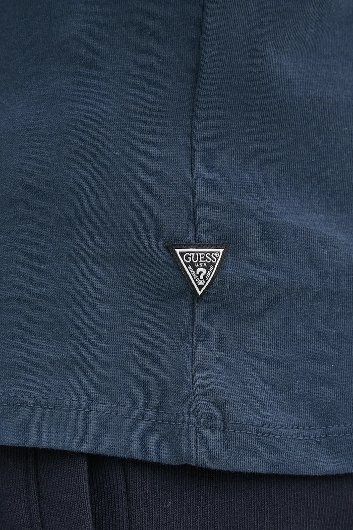 Bavlněné tričko Guess M5GI27.KBW41 námořnická modř