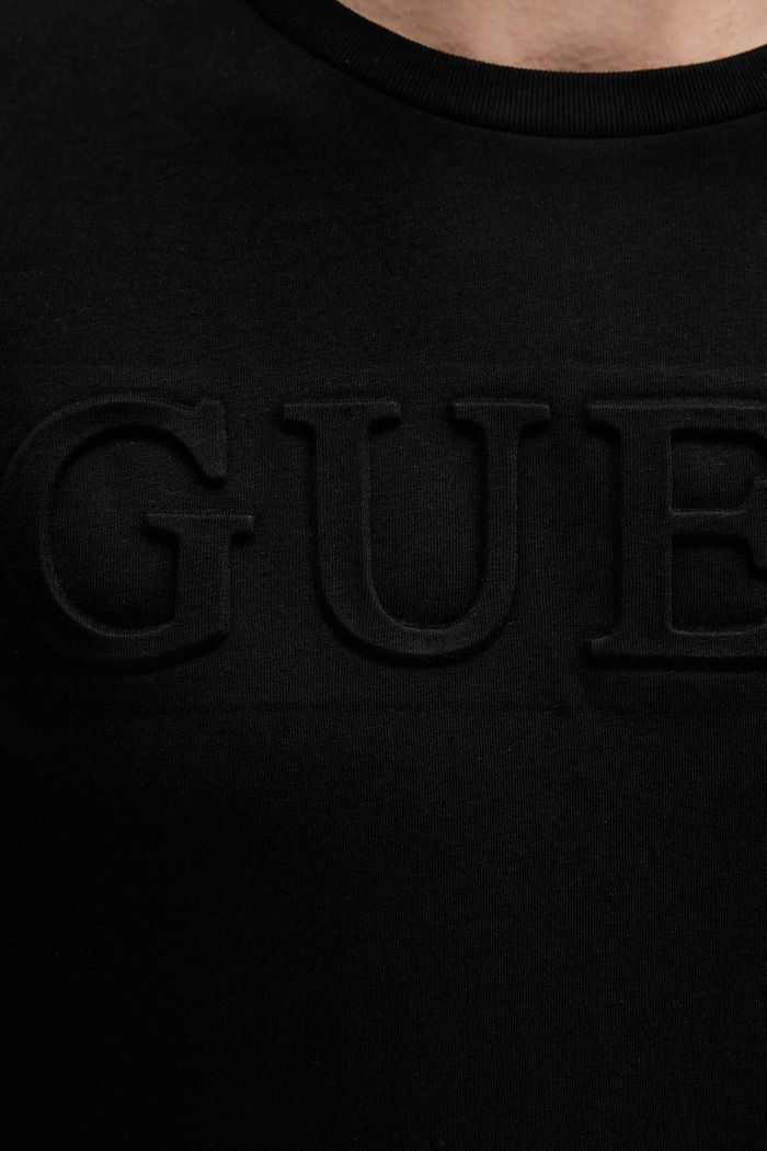 Guess pamut póló fekete M4PI0E.K8HM4