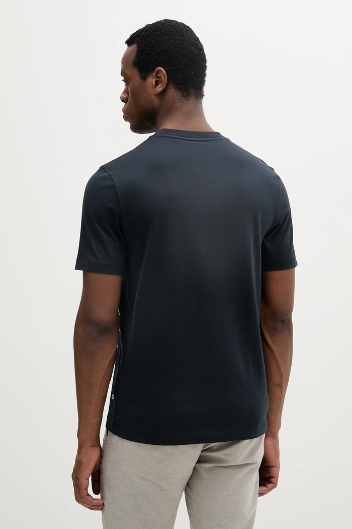 Îmbrăcăminte BOSS tricou din bumbac 50536796 bleumarin