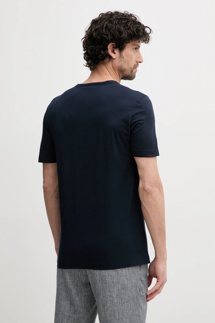 Odzież BOSS t-shirt bawełniany 50539831 granatowy