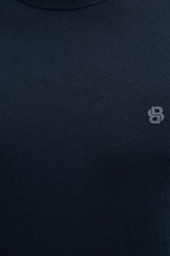 BOSS t-shirt bawełniany 50539831 granatowy