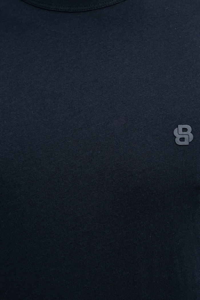 BOSS t-shirt bawełniany 50539831 granatowy