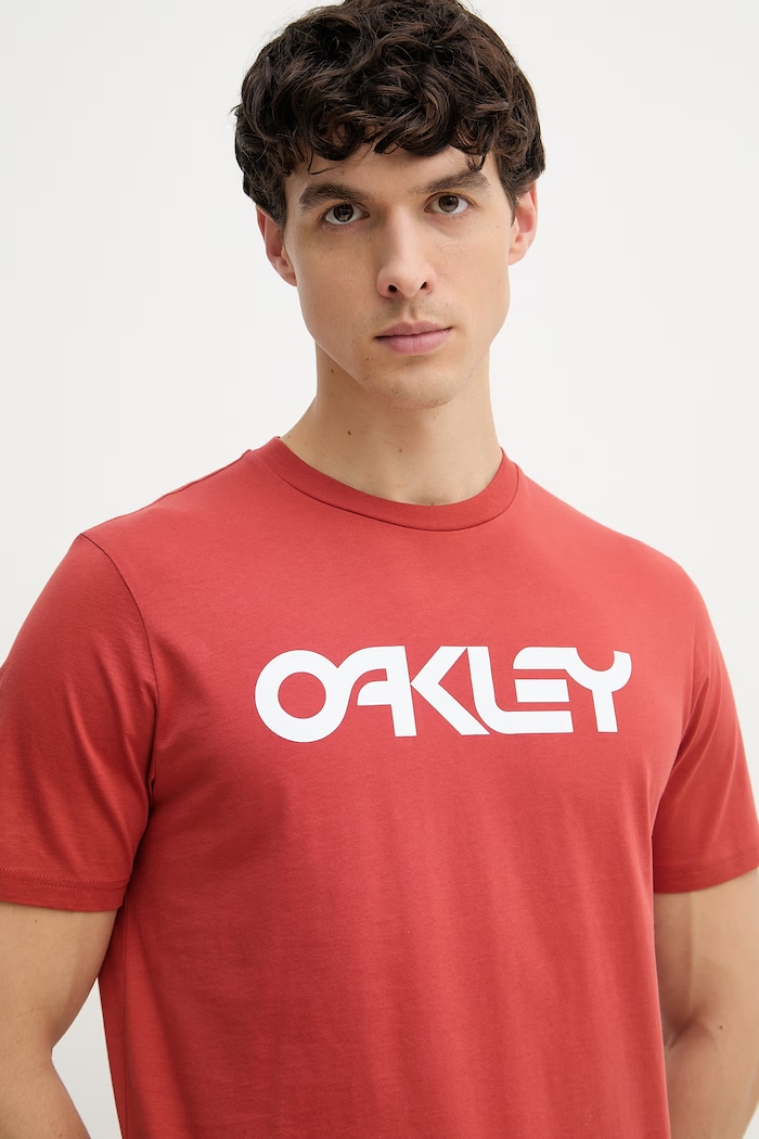 Oakley tričko pánske bavlnené MARK II červená FOA404011