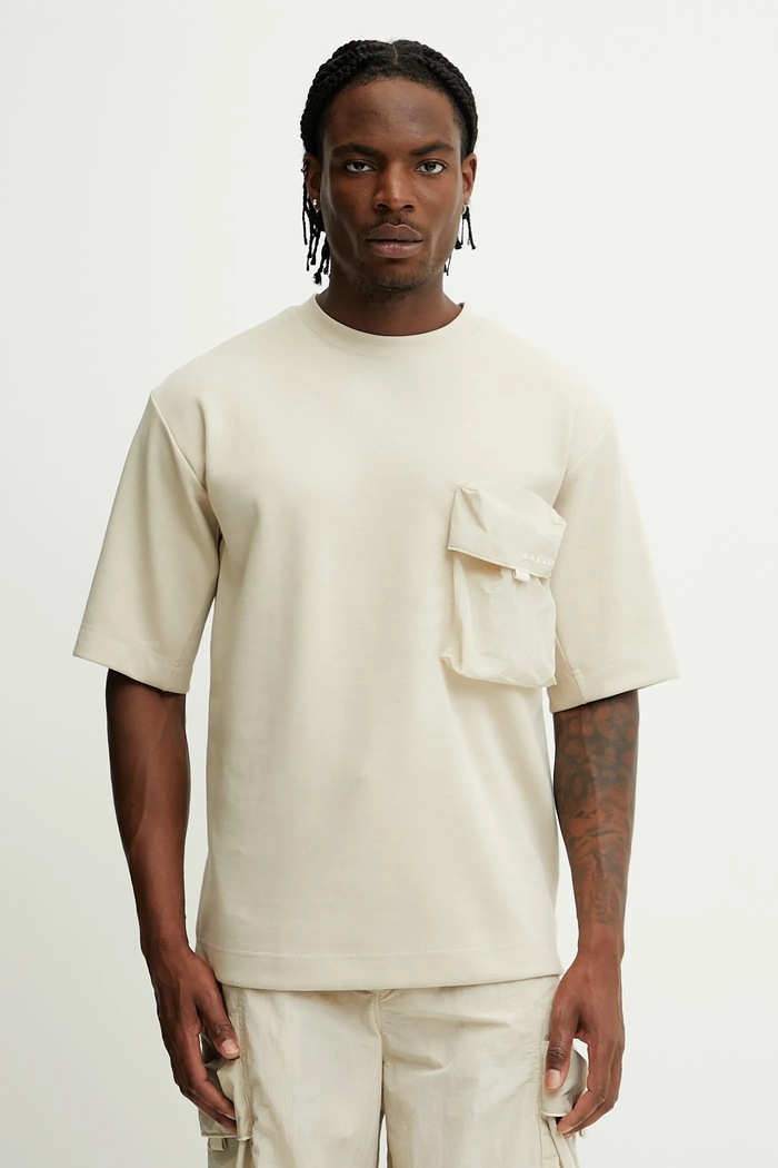 Oakley T-shirt RESERVE beżowy FOA406834