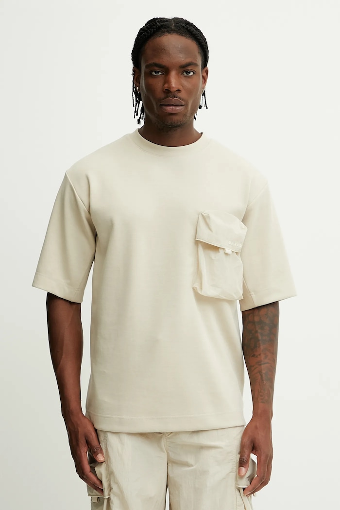 Oakley T-shirt RESERVE beżowy FOA406834