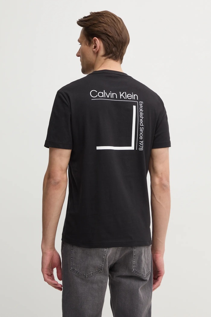 Calvin Klein T-shirt bawełniany czarny K10K114152
