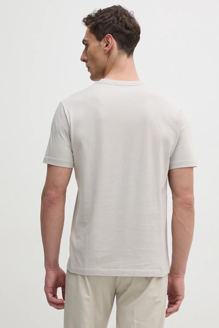 Odzież Calvin Klein t-shirt bawełniany K10K114155 beżowy