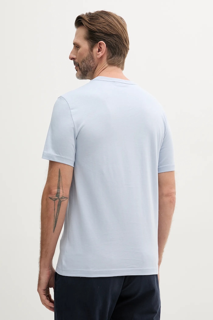 Oblečení Bavlněné tričko Calvin Klein K10K114157 modrá