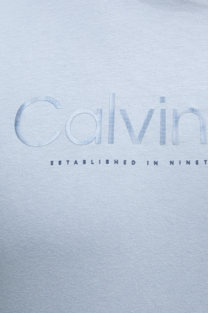 Bavlněné tričko Calvin Klein modrá K10K114162