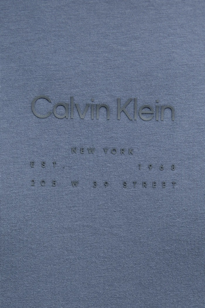 Pamučna majica Calvin Klein plava K10K114172